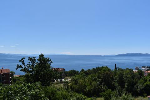 Stan za najam na Pobrima – panoramski pogled na Kvarner