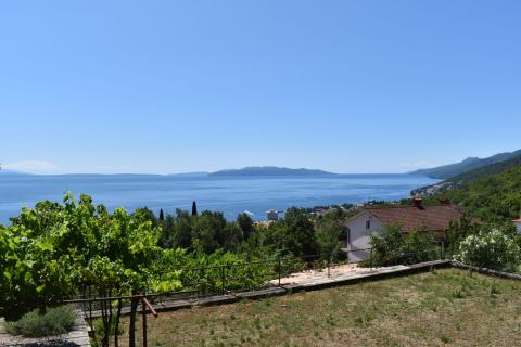 Stan za najam na Pobrima – panoramski pogled na Kvarner