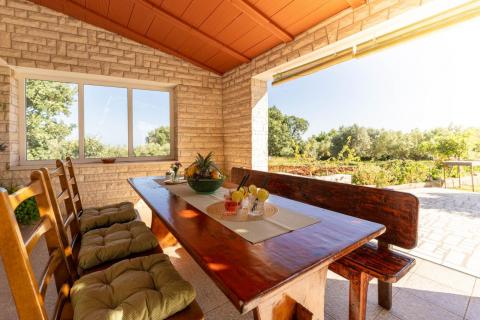 Istrien, Peruški – Haus mit Meerblick, Ruhe und großem Garten