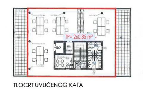 Velika Gorica – projekt poslovne zgrade s pravom građenja, 1037m2