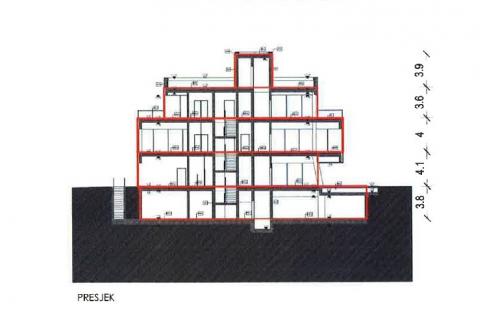 Velika Gorica – projekt poslovne zgrade s pravom građenja, 1037m2