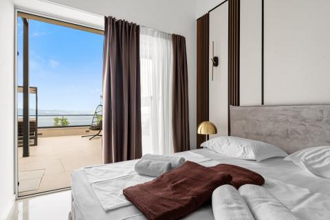 Lovran, okolica - dvosobni stan s terasom, pogled