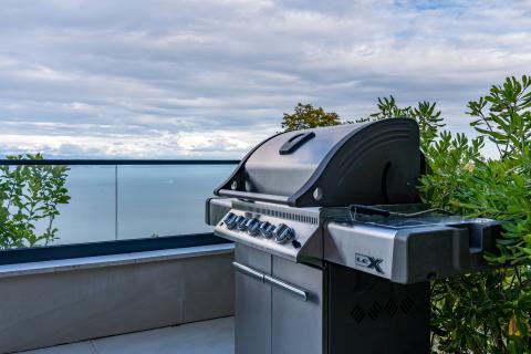 Lovran, okolica - dvosobni stan s terasom, pogled