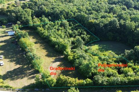 ISTRIA, ŽMINJ – Bauland 2.539 m² + Landwirtschaftsfläche 3.588 m²