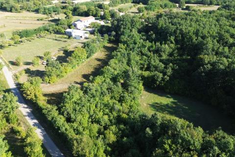 ISTRIA, ŽMINJ – Bauland 2.539 m² + Landwirtschaftsfläche 3.588 m²