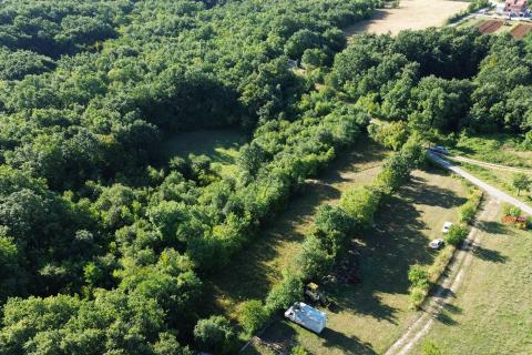 ISTRIA, ŽMINJ – Bauland 2.539 m² + Landwirtschaftsfläche 3.588 m²