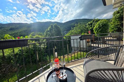 Brseč - dvojna kuća s pogledom na šumu