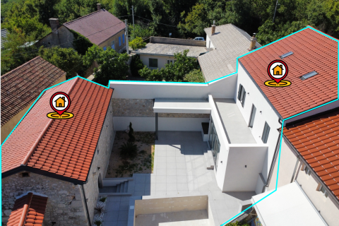 Crikvenica, Tribalj – 2 renovierte Steinhäuser