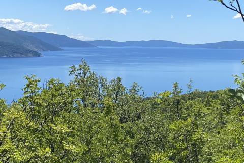 Земельный участок строительного назначения Brseč, Mošćenička Draga, 3.489m2