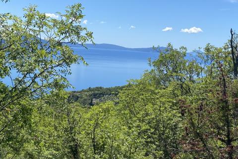 Земельный участок строительного назначения Brseč, Mošćenička Draga, 3.489m2