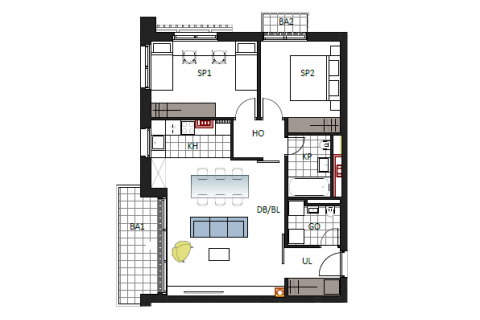 Appartamento Delnice, 72,96m2