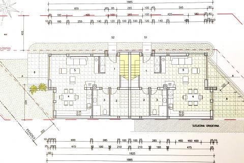 Istra, Umag - građevinsko zemljište s dozvolom i projektom za duplex, plaćene komunalije i priključci
