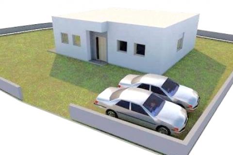  Istra, Umag - građevinsko zemljište s projektom kuće s bazenom 