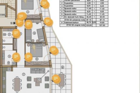 Istra, Pješčana uvala - trosobni stan,pogled more, luksuzna novogradnja
