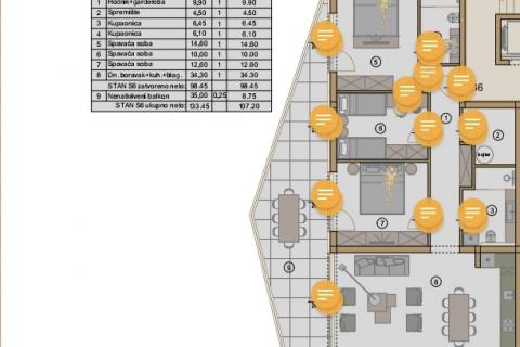 Istra, Pješčana uvala - trosobni stan,pogled more, luksuzna novogradnja