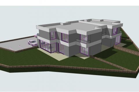 Istra,Umag,okolica-Građevinsko zemljište za 8 stanova