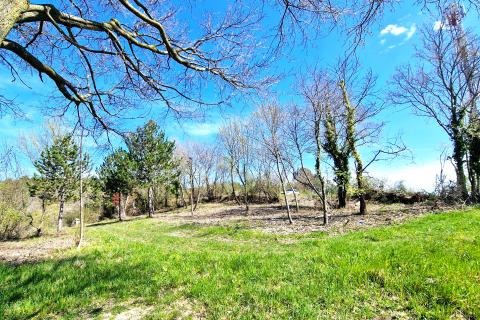 Istra,Krasica-Građevinsko zemljište s pogledom na more