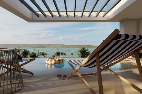 Istra,Medulin,luksuzna dvojnica s pogledom na more