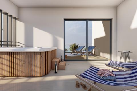 Istra,Medulin,luksuzna dvojnica s pogledom na more