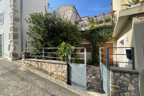 Insel Krk, Dobrinj, Haus mit Dachterrasse und Meerblick