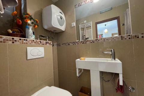 Insel Krk, Dobrinj, Haus mit Dachterrasse und Meerblick