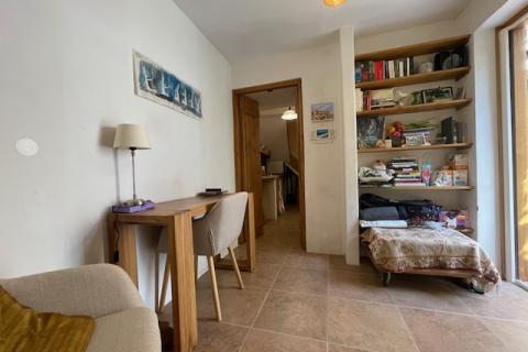 Insel Krk, Dobrinj, Haus mit Dachterrasse und Meerblick