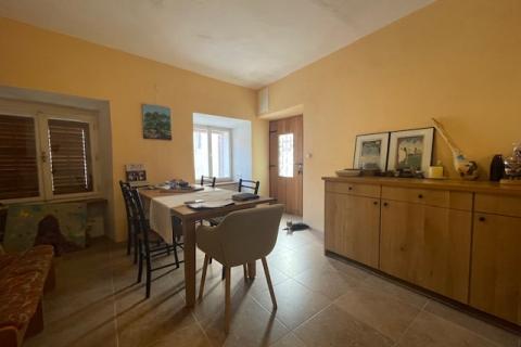 Insel Krk, Dobrinj, Haus mit Dachterrasse und Meerblick