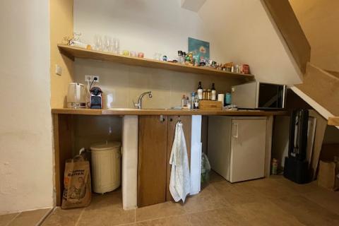 Insel Krk, Dobrinj, Haus mit Dachterrasse und Meerblick