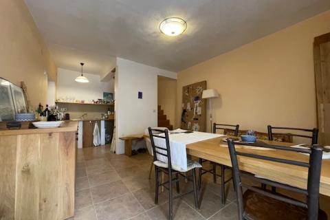 Insel Krk, Dobrinj, Haus mit Dachterrasse und Meerblick