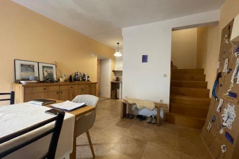 Insel Krk, Dobrinj, Haus mit Dachterrasse und Meerblick