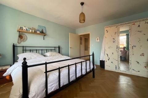 Insel Krk, Dobrinj, Haus mit Dachterrasse und Meerblick