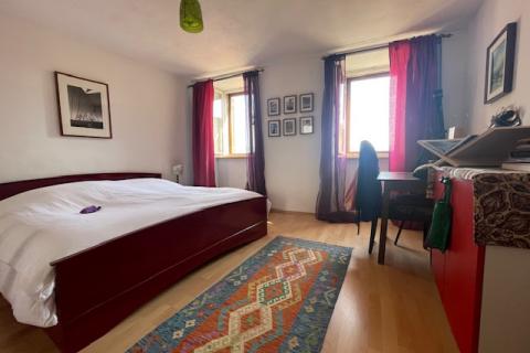 Insel Krk, Dobrinj, Haus mit Dachterrasse und Meerblick