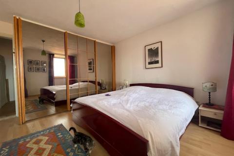 Insel Krk, Dobrinj, Haus mit Dachterrasse und Meerblick