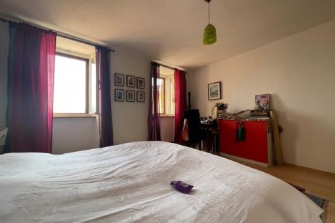 Insel Krk, Dobrinj, Haus mit Dachterrasse und Meerblick