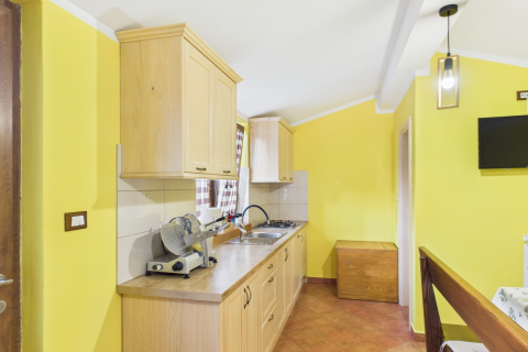 ISTRIA, ŽMINJ – Appartamento con giardino, cucina estiva e cantina