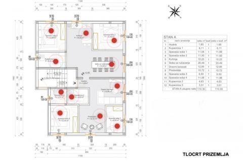 Istra, Valbandon - četverosoban stan u novogradnji