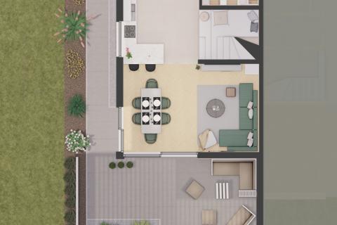 Poreč, okolica- prekrasno zemljište s pogledom na more, projektom i građevinskom dozvolom za 3 objekta