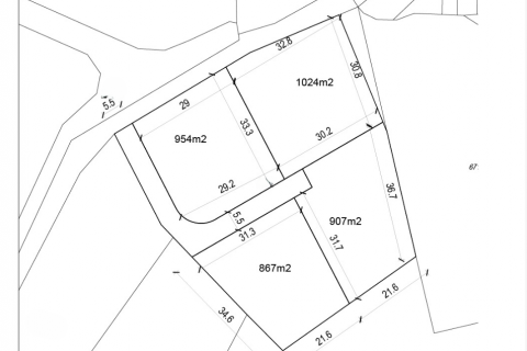 Bauland Žminj, 907m2