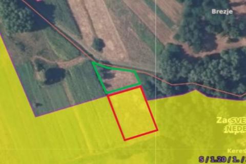 Sveta Nedelja-Kerestinec, građevinsko zemljište 2095 m2 sa analizom parcele