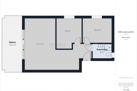 Crikvenica – novogradnja s pogledom, terasa i parking