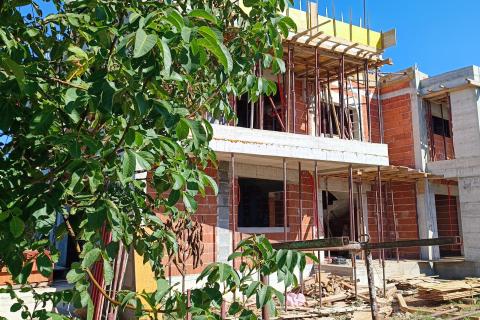 Istra, Kanfanar- stan na prvom katu -pogled more