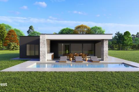 Istrien, Žminj - modernes Ferienhaus 154 m2