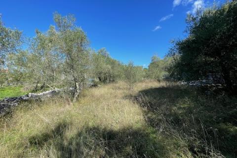 Malinska,otok Krk,građevinsko zemljište s pogledom 