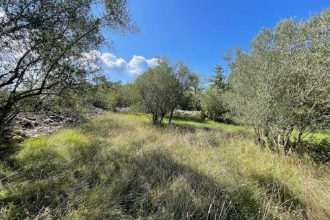 Malinska,otok Krk,građevinsko zemljište s pogledom 