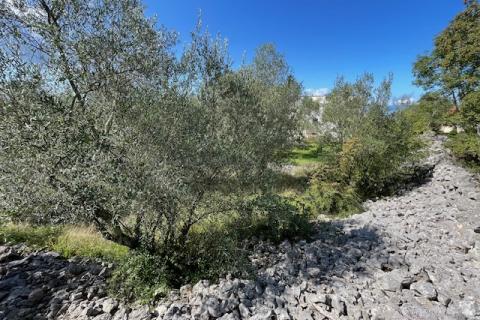 Malinska,otok Krk,građevinsko zemljište s pogledom 