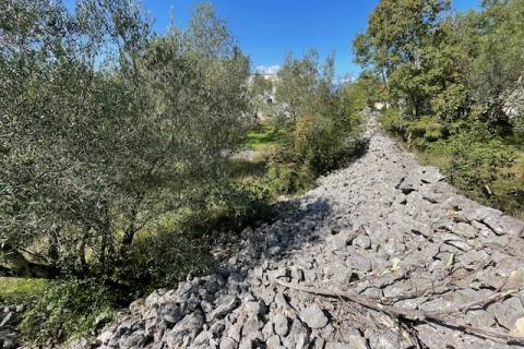 Malinska,otok Krk,građevinsko zemljište s pogledom 