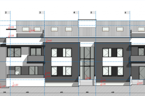 Istra, Rovinj, građevinsko zemljište s građevinskom dozvolom za 5 stanova, blizu plaže