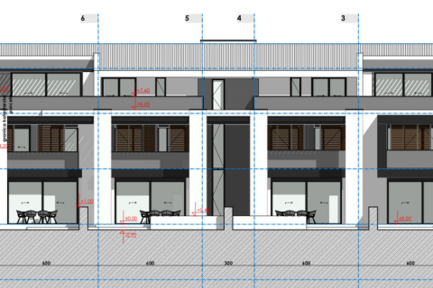 Istra, Rovinj, građevinsko zemljište s građevinskom dozvolom za 5 stanova, blizu plaže