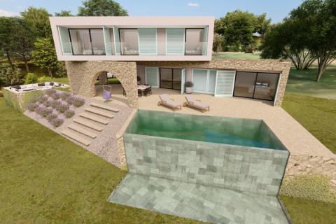 Baugrundstück mit Meerblick, in der Nähe des Strandes und von Trget