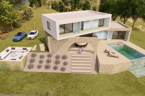 Baugrundstück mit Meerblick, in der Nähe des Strandes und von Trget